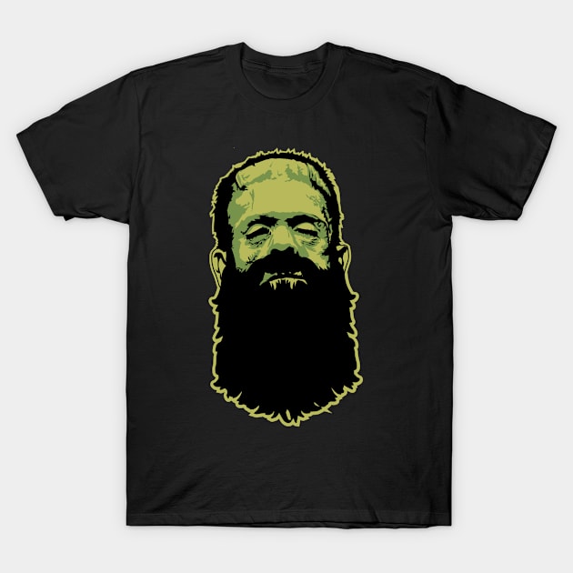 Frankenbeard! T-Shirt by justinkowalski